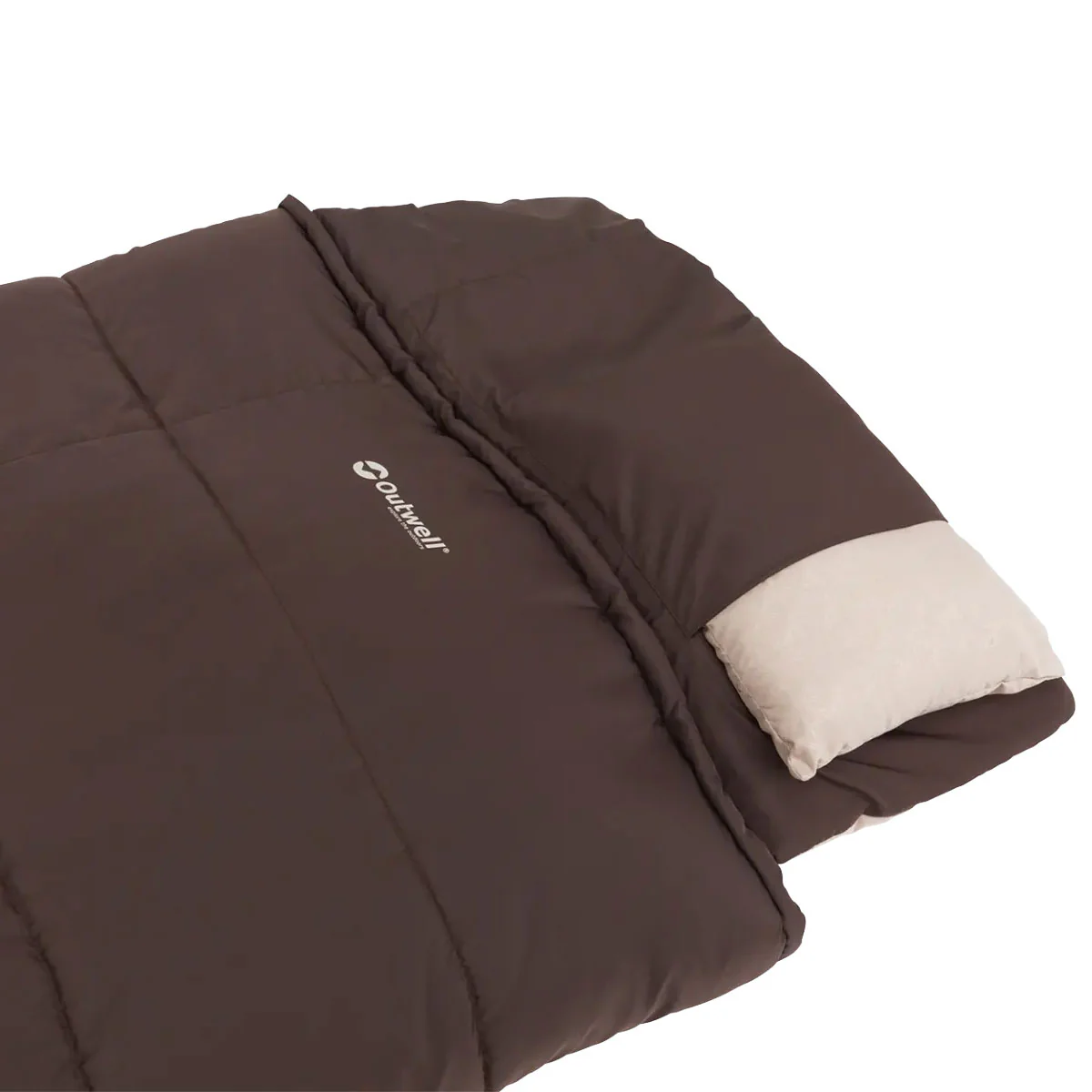 Outwell Contour Supreme Sleeping Bag - Brown - Image 4