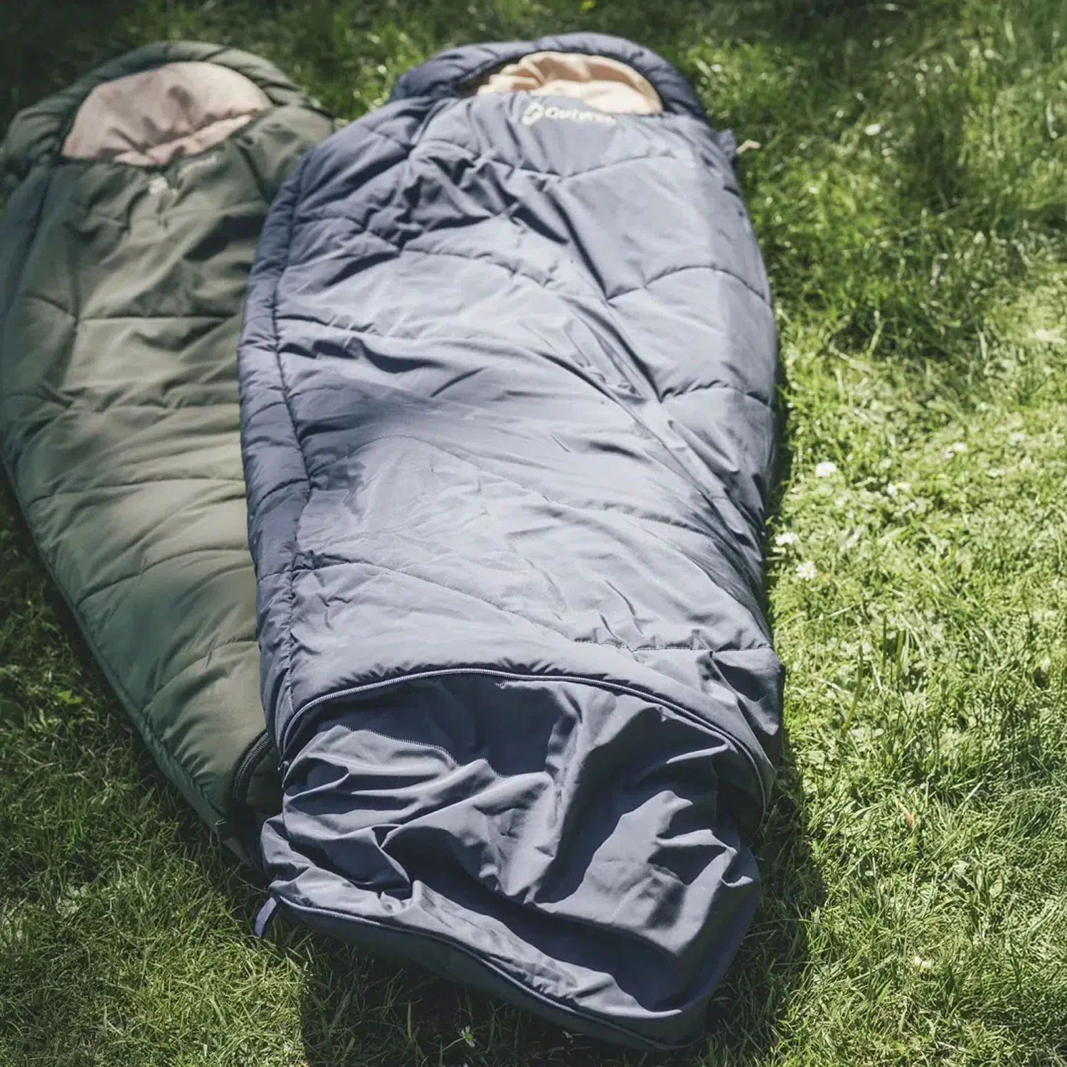 Outwell Convertible Junior Sleeping Bag - Blue Lake - Image 9