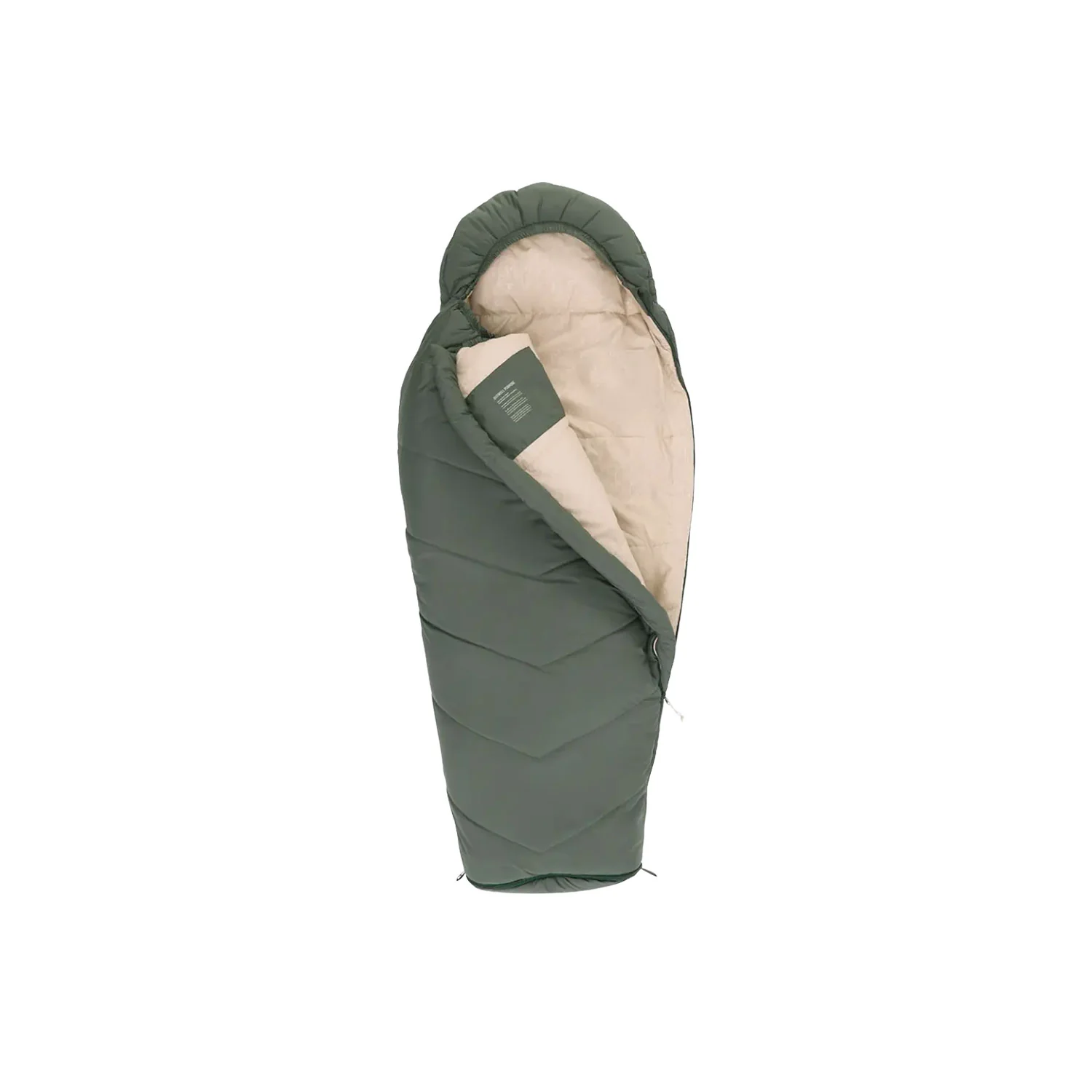 Outwell Convertible Junior Sleeping Bag - Dusty Green - Image 2