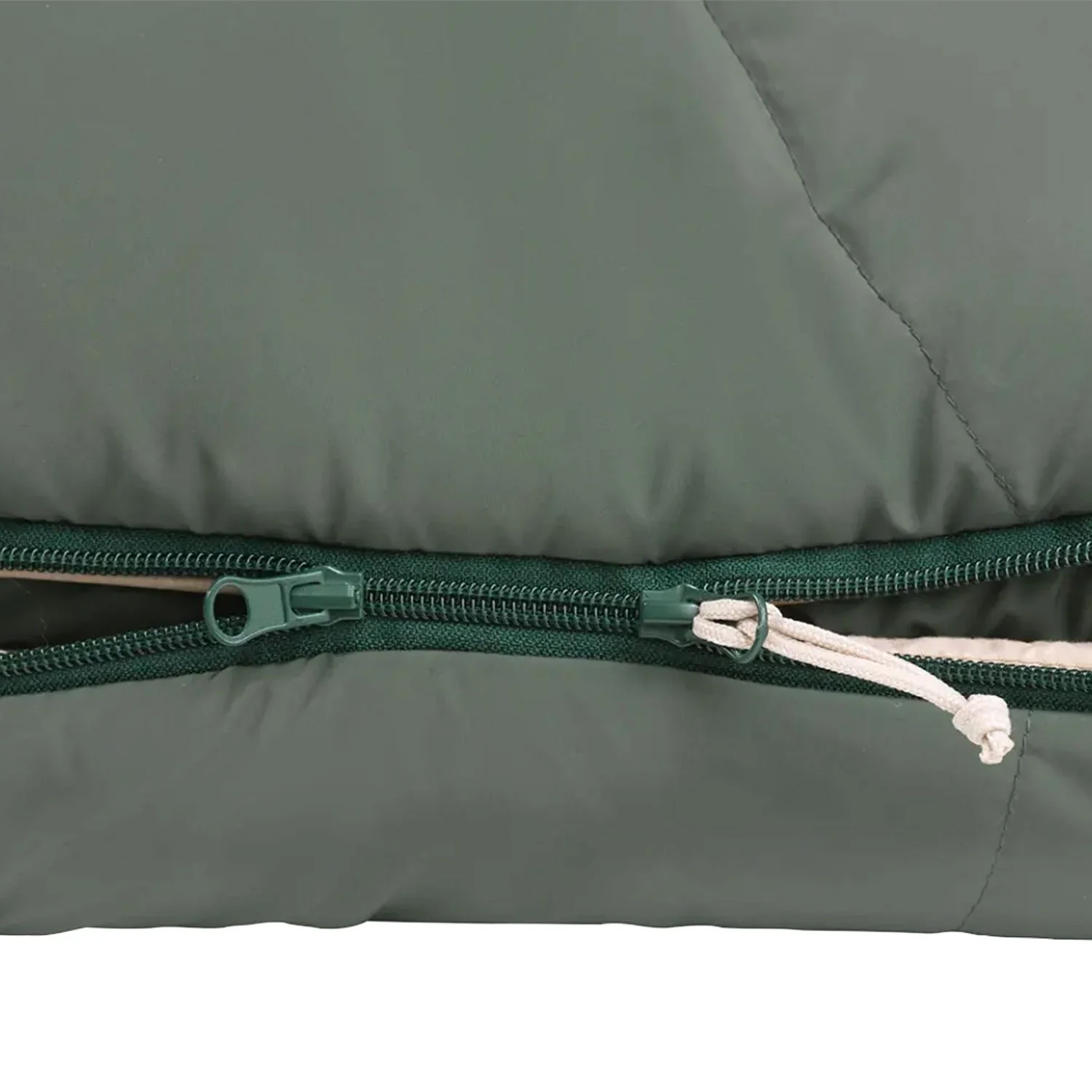 Outwell Convertible Junior Sleeping Bag - Dusty Green - Image 4