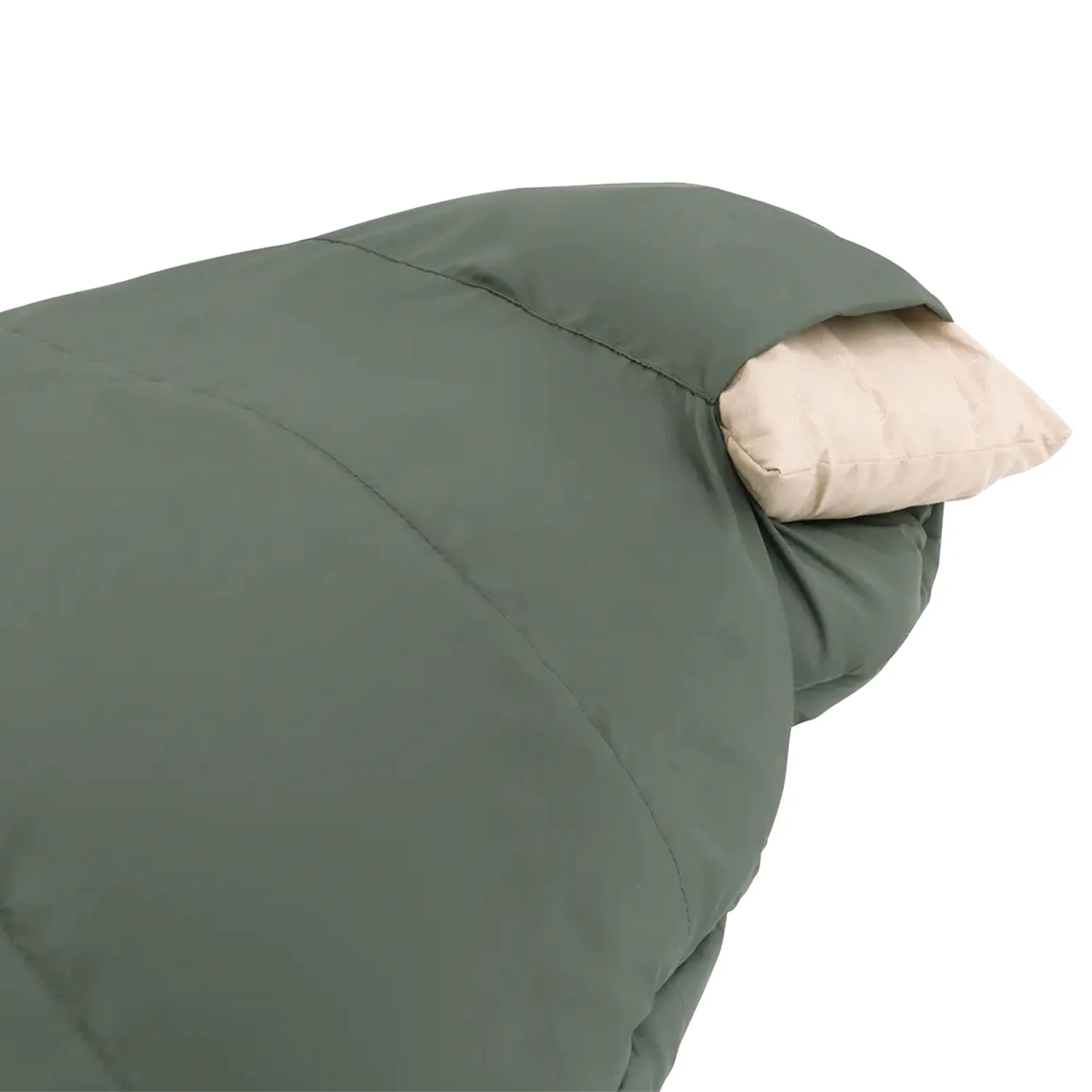 Outwell Convertible Junior Sleeping Bag - Dusty Green - Image 6