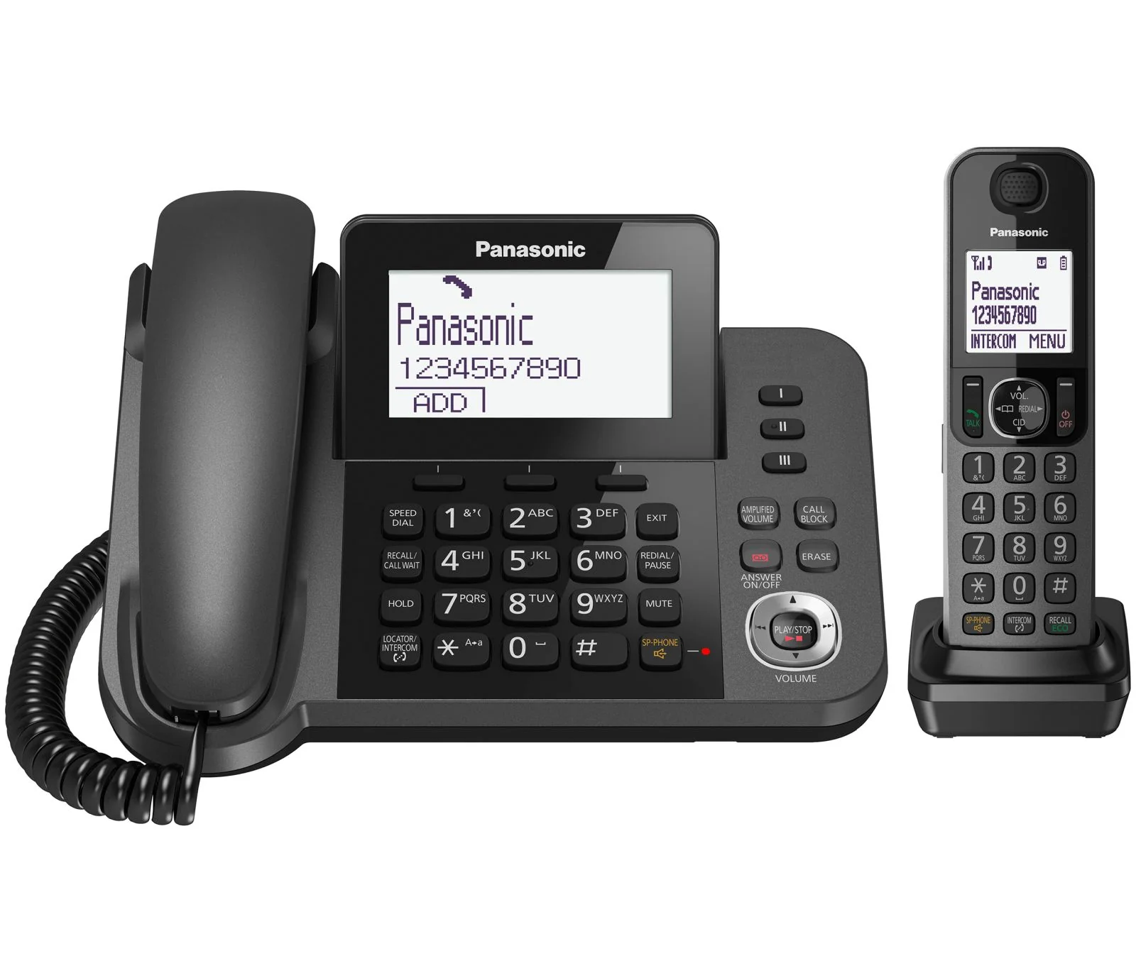 Panasonic KX-TGF324 Corded Phone & 3 Cordless Handsets - Image 2