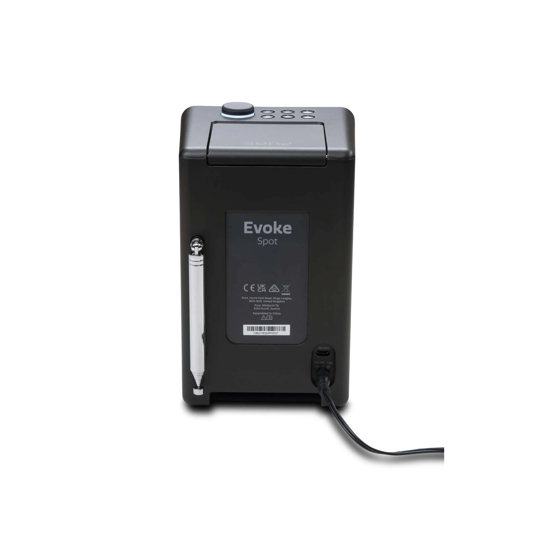 Pure Evoke Spot DAB & Internet Radio with Bluetooth in Coffee Black - Image 4