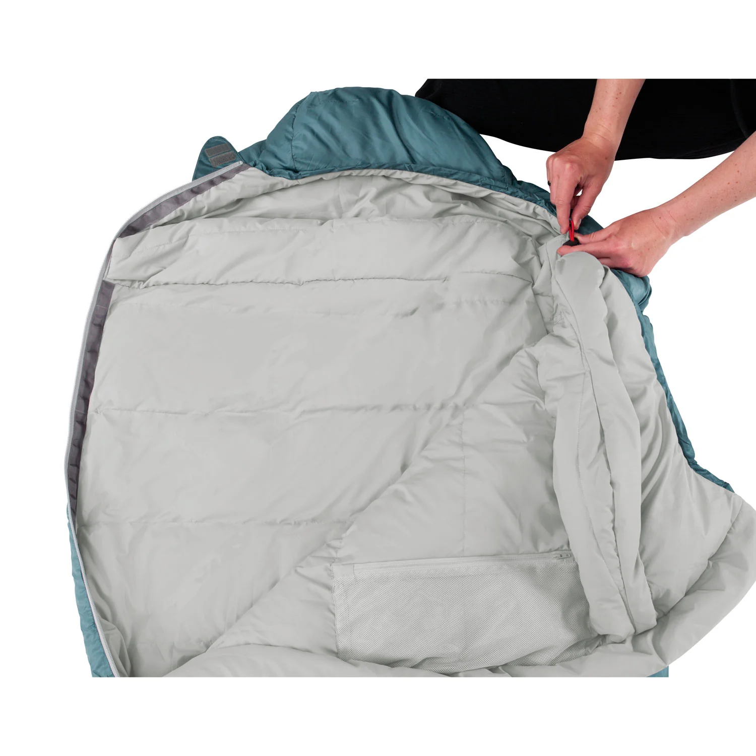 Robens Gully 1200 Hybrid Down Sleeping Bag (Left Zipper) - Image 2