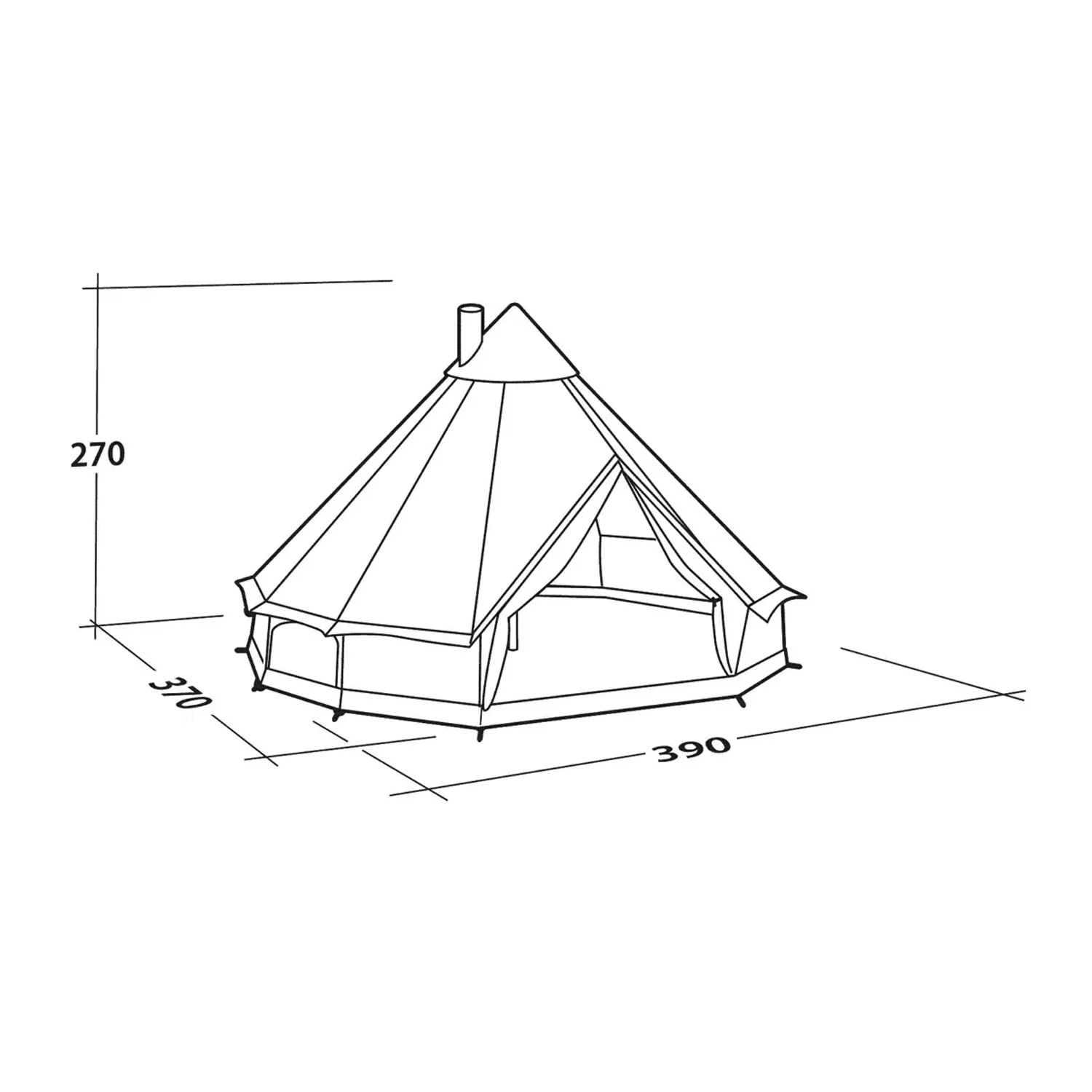 Robens Klondike 6-Person Bell Tipi Tent - Image 18
