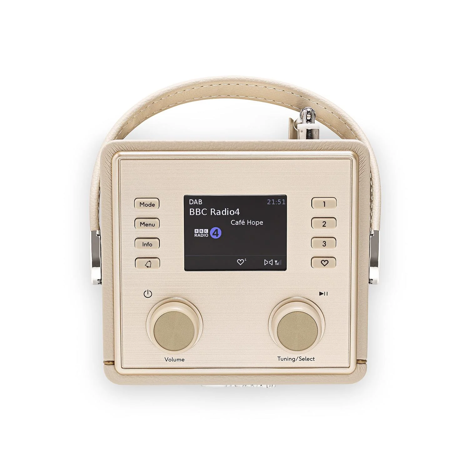 Roberts Revival Mini2 Portable DAB+/FM Radio in Pastel Cream - Image 3