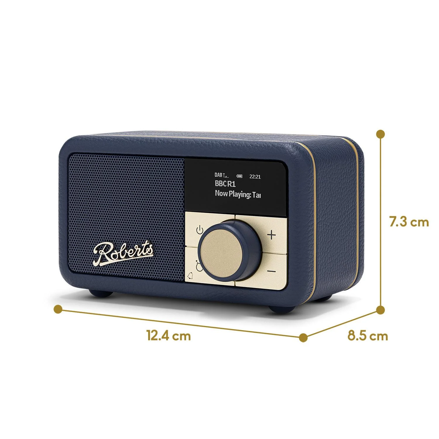 Roberts Revival Petite 2 DAB Radio & Portable Bluetooth Speaker in Midnight Blue - Image 7