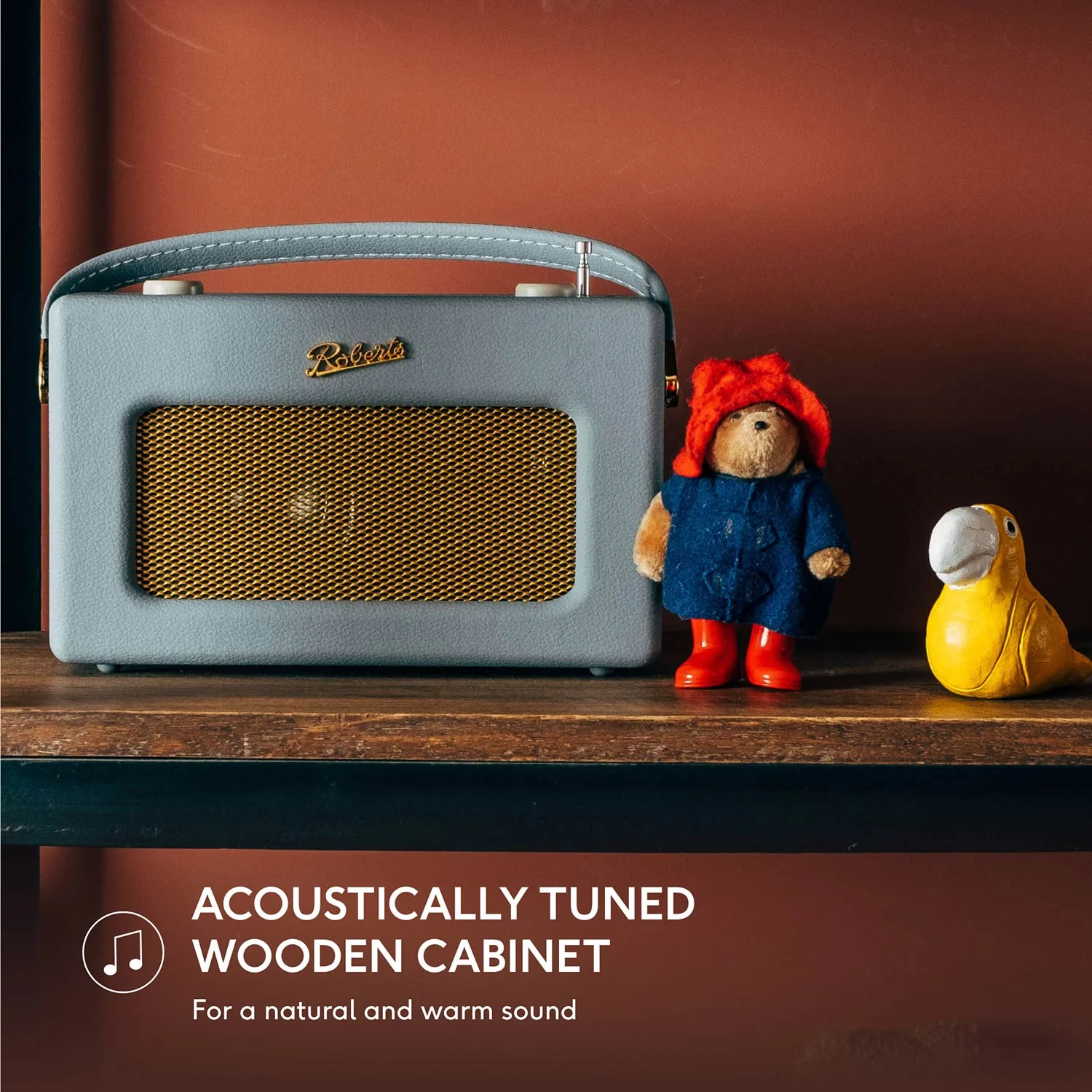 Roberts Revival RD70 DAB/FM Radio with Bluetooth in Duck Egg - Image 4