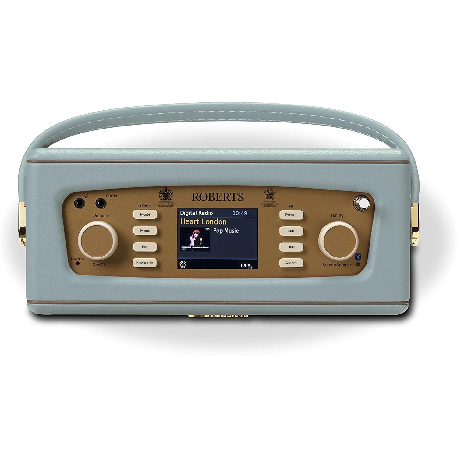 Roberts Revival RD70 DAB/FM Radio with Bluetooth in Duck Egg - Image 6