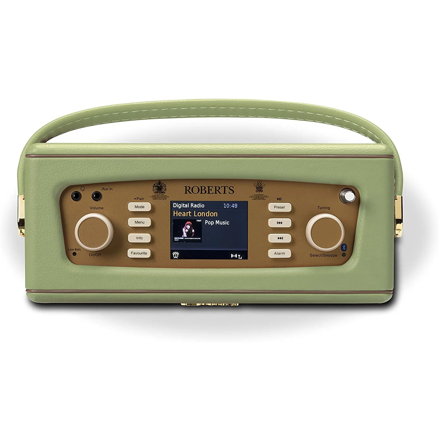 Roberts Revival RD70 DAB/FM Radio with Bluetooth in Leaf - Image 6