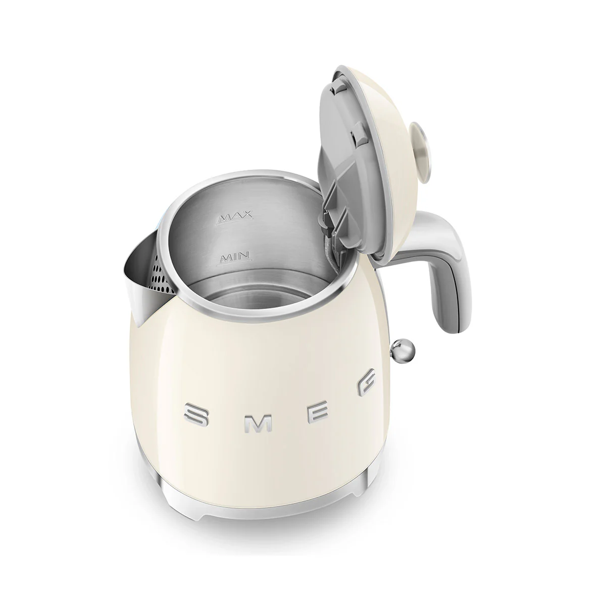 Smeg 2-Slice Toaster & Mini Kettle Set in Cream - Image 3
