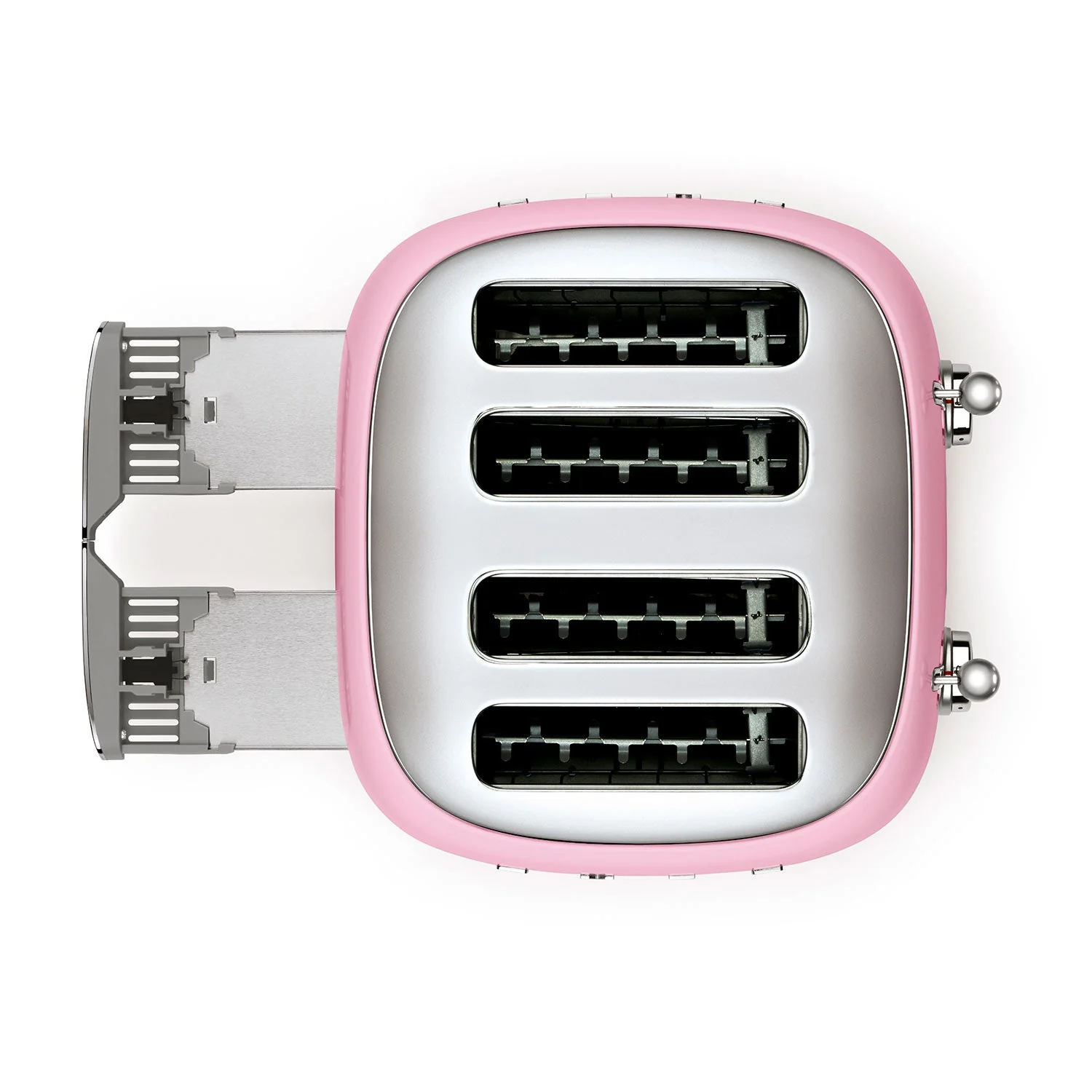 Smeg 4-Slice Toaster & KLF03 Kettle Set in Pink - Image 7