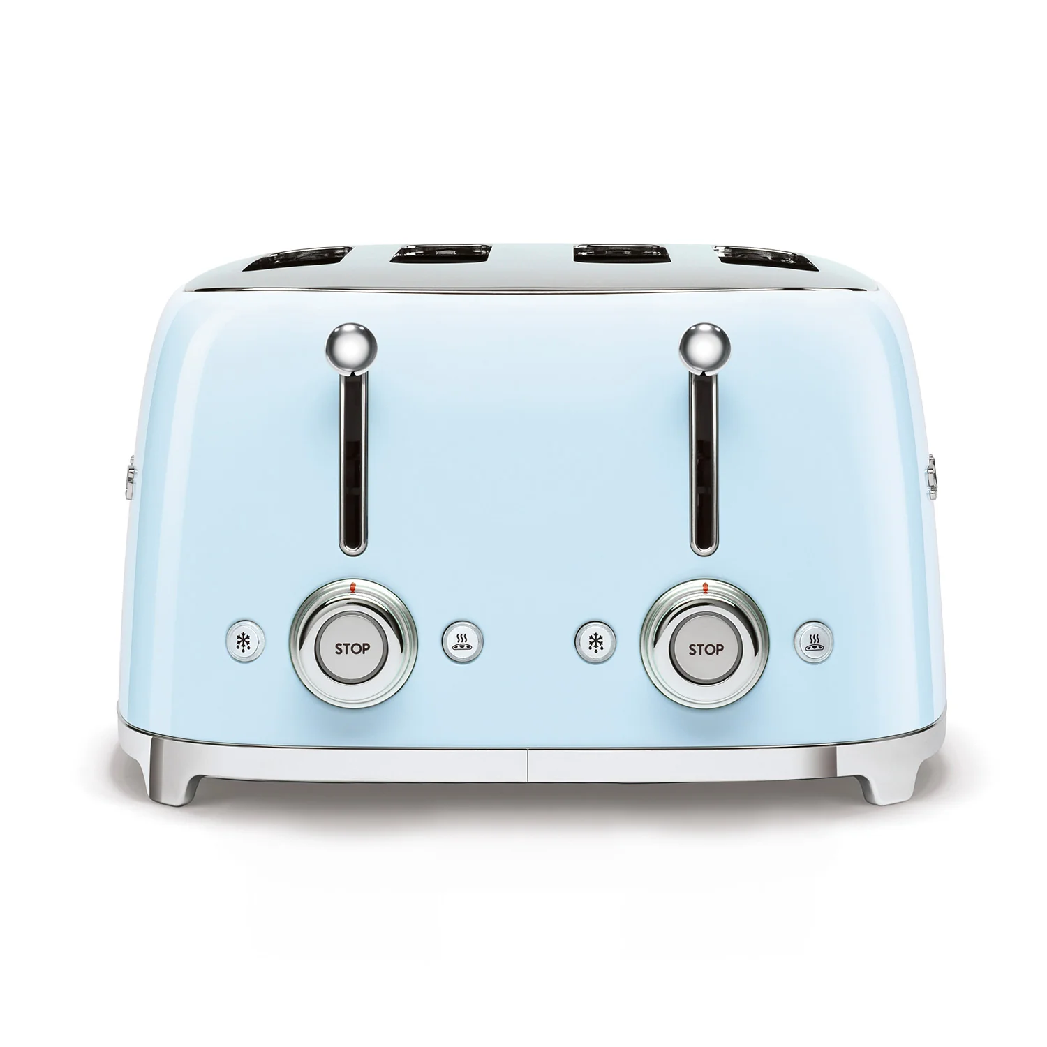 Smeg 50s Retro-Style 4 Slice Toaster in Blue - Image 3