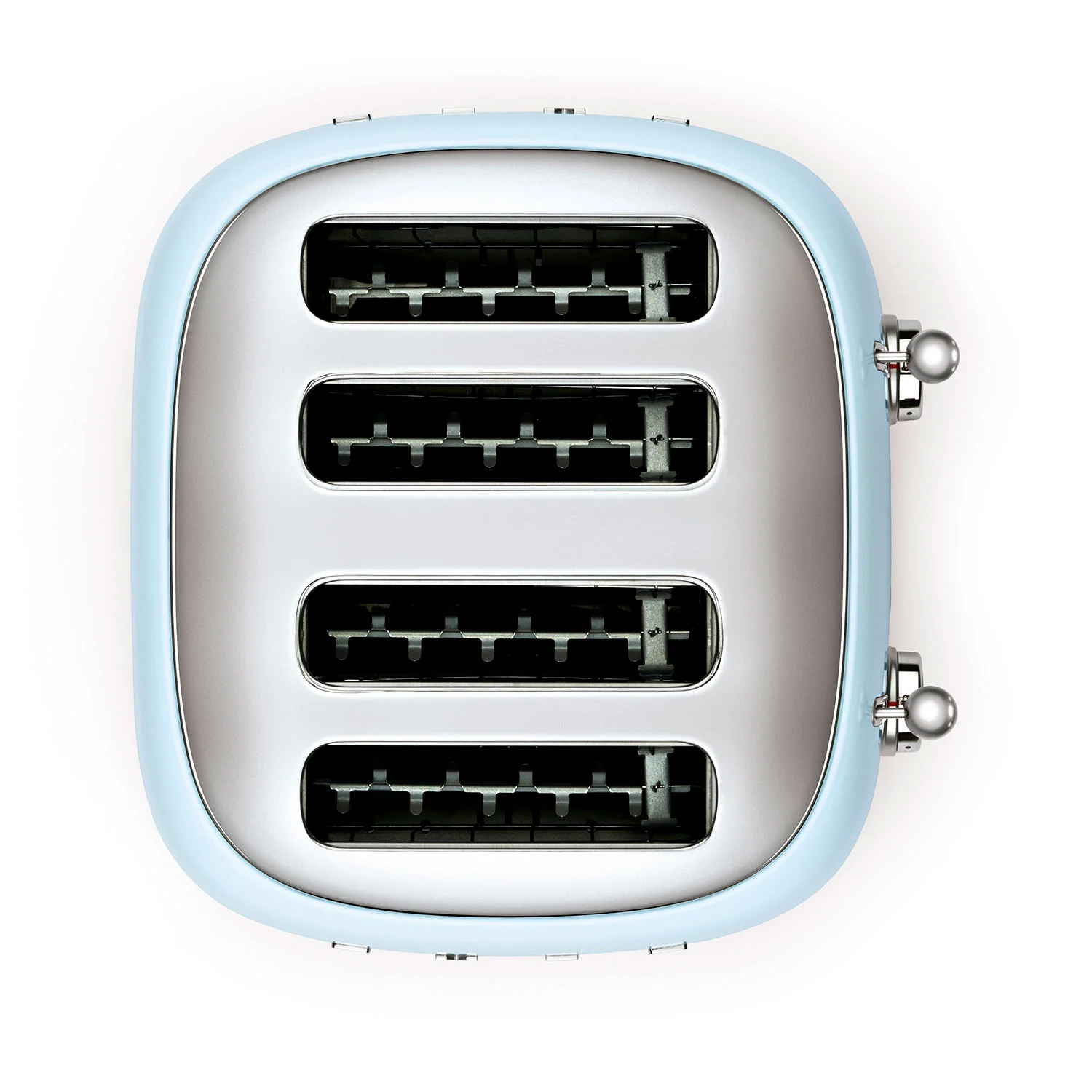 Smeg 50s Retro-Style 4 Slice Toaster in Blue - Image 4