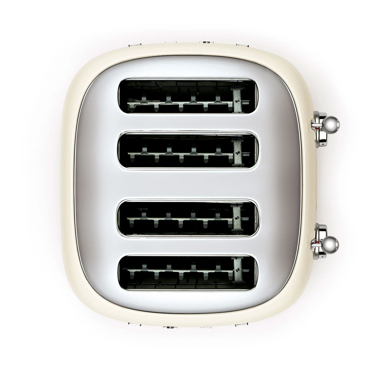 Smeg 50s Retro-Style 4 Slice Toaster in Cream - Image 4