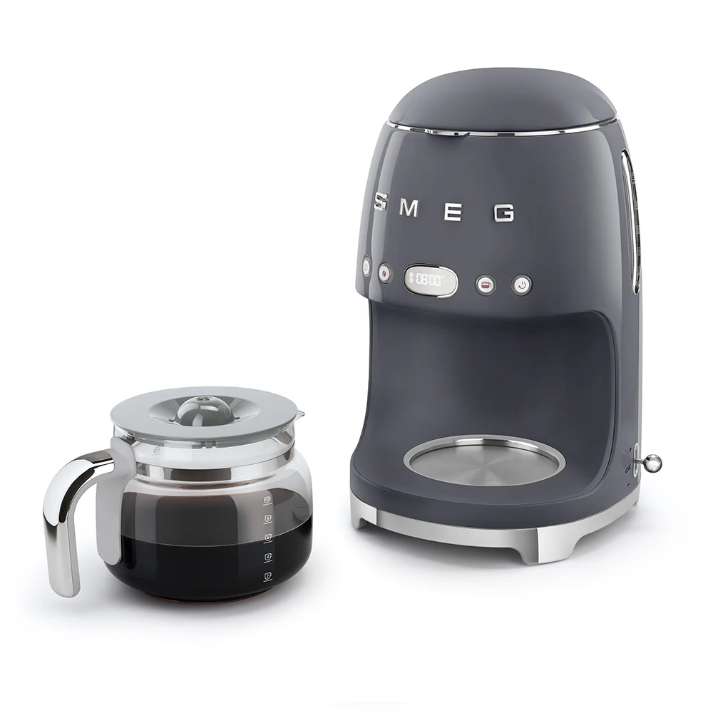 Smeg DCF02GRUK Drip Coffee Machine in Grey - Image 6
