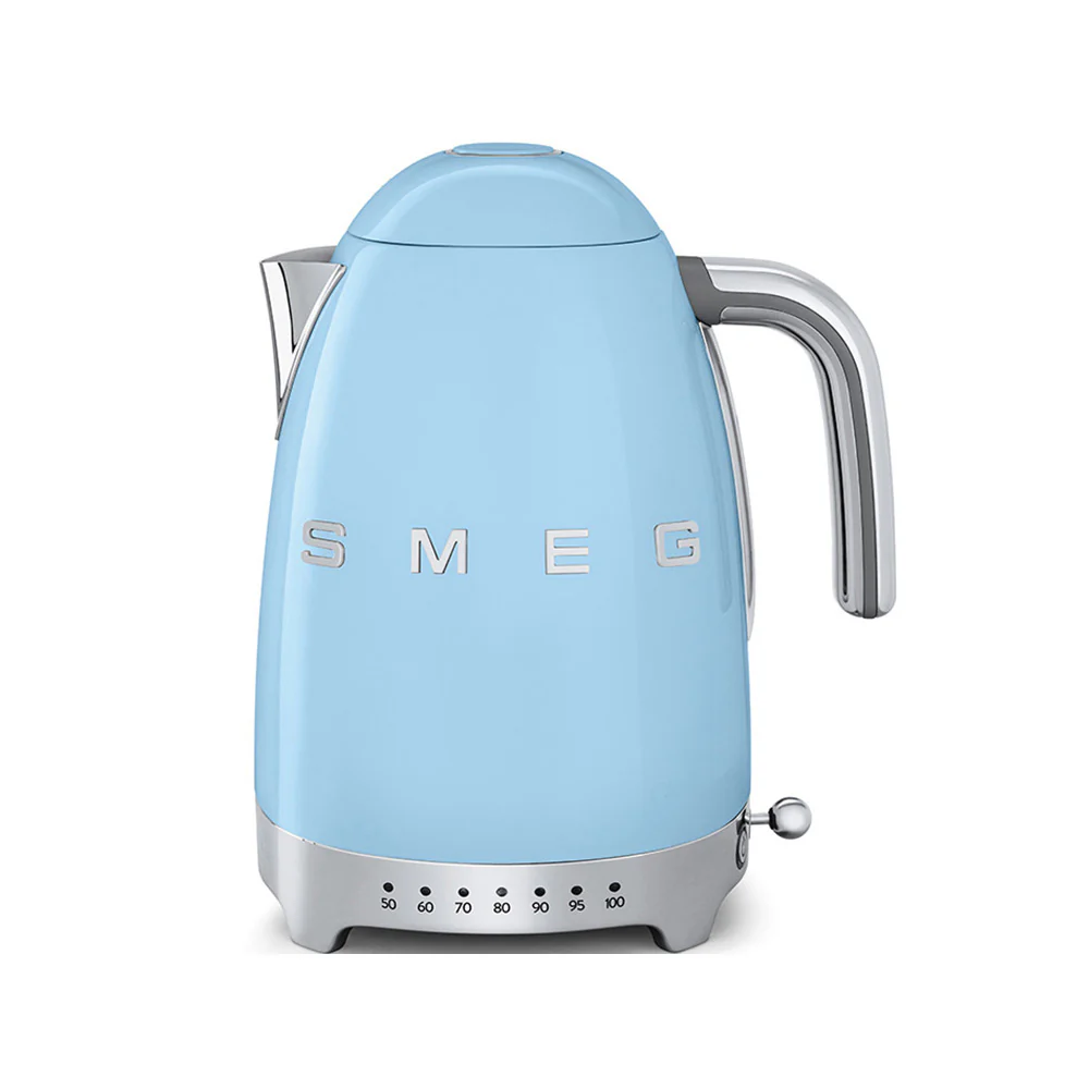 Smeg KLF04PBUK Retro Style 1.7L Jug Kettle in Pastel Blue