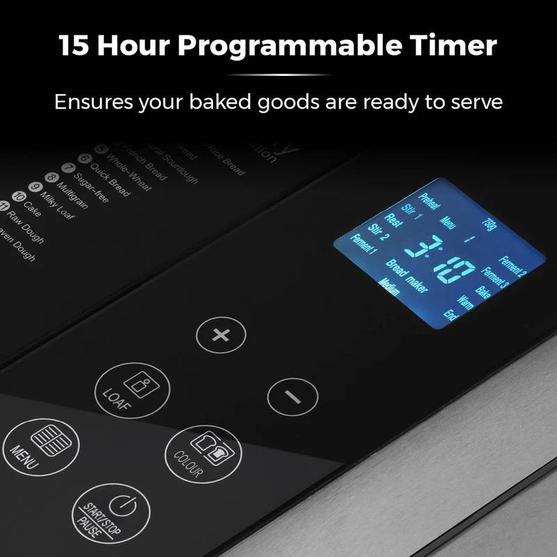 Tower T11002 Digital Breadmaker with Nut Dispenser - Image 6