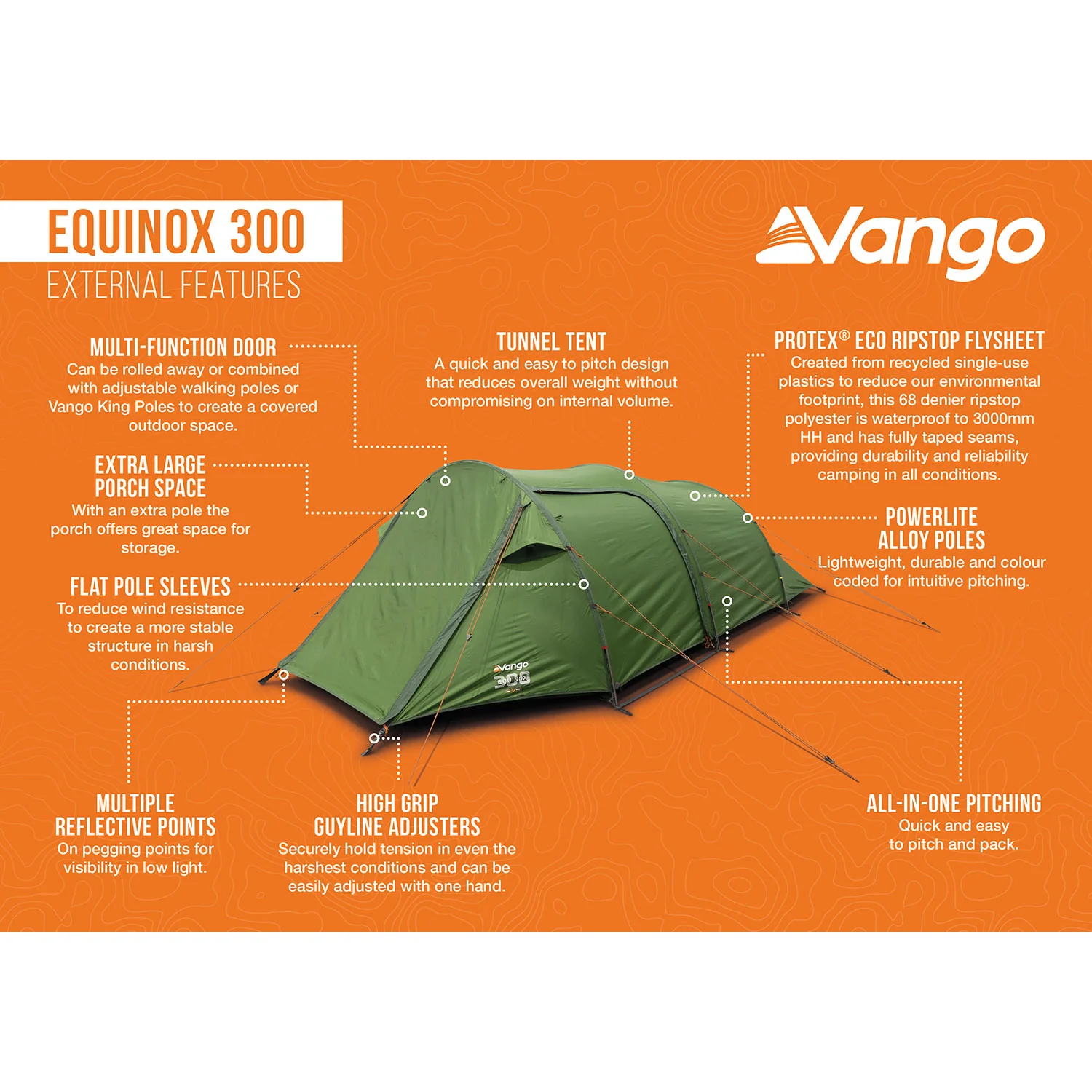 Vango Equinox 300 3-Person Tent - Image 3