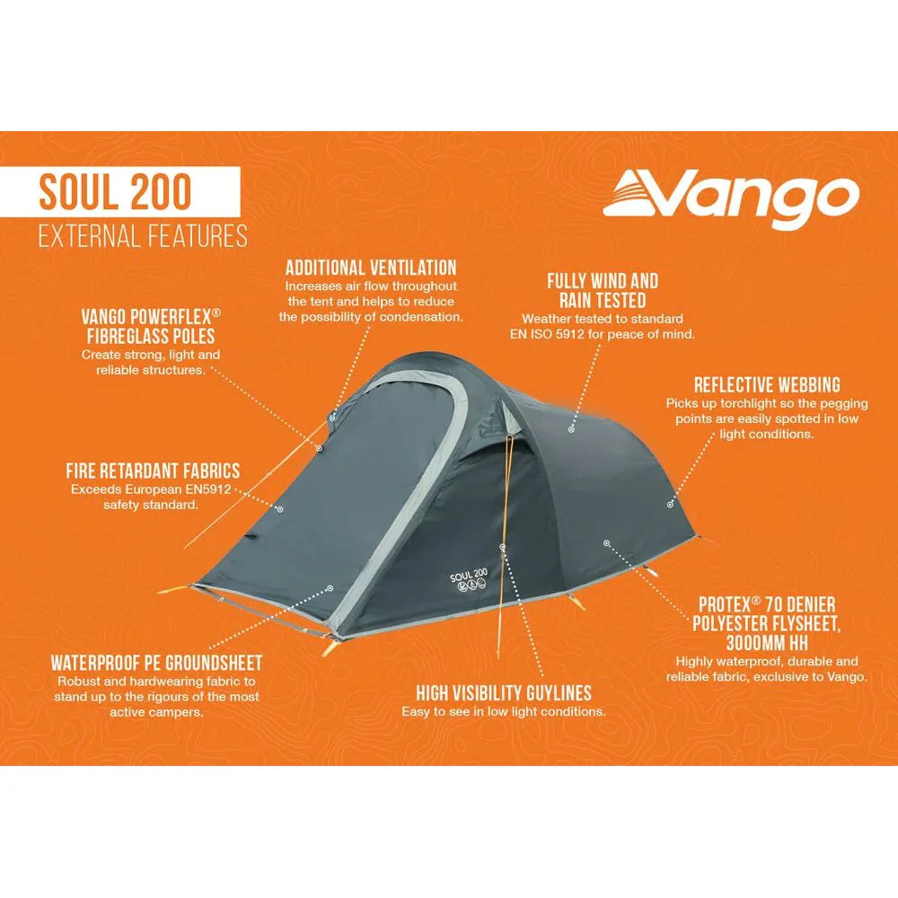 Vango Soul 200 2-Person Tent - Image 5