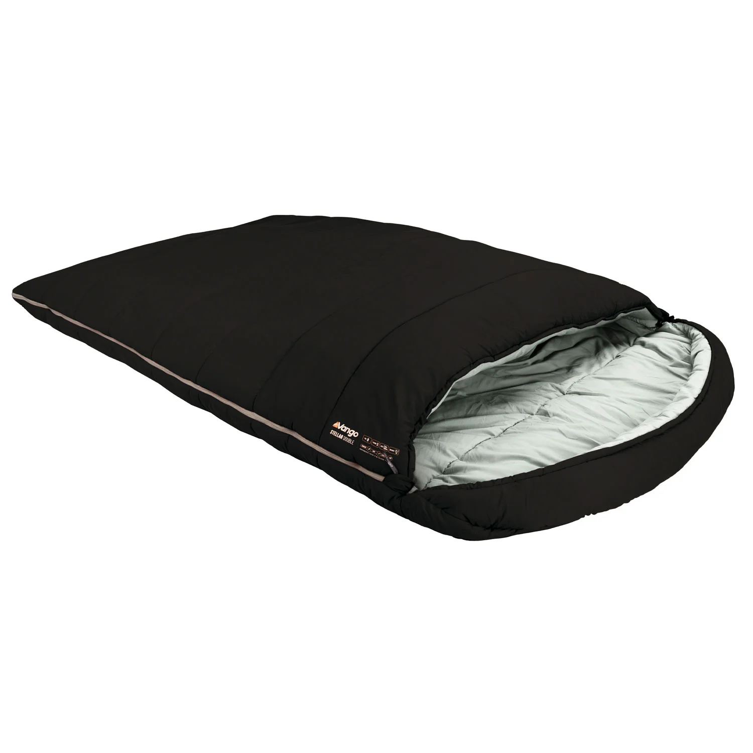 Vango Stellar Double Sleeping Bag - Black - Image 3