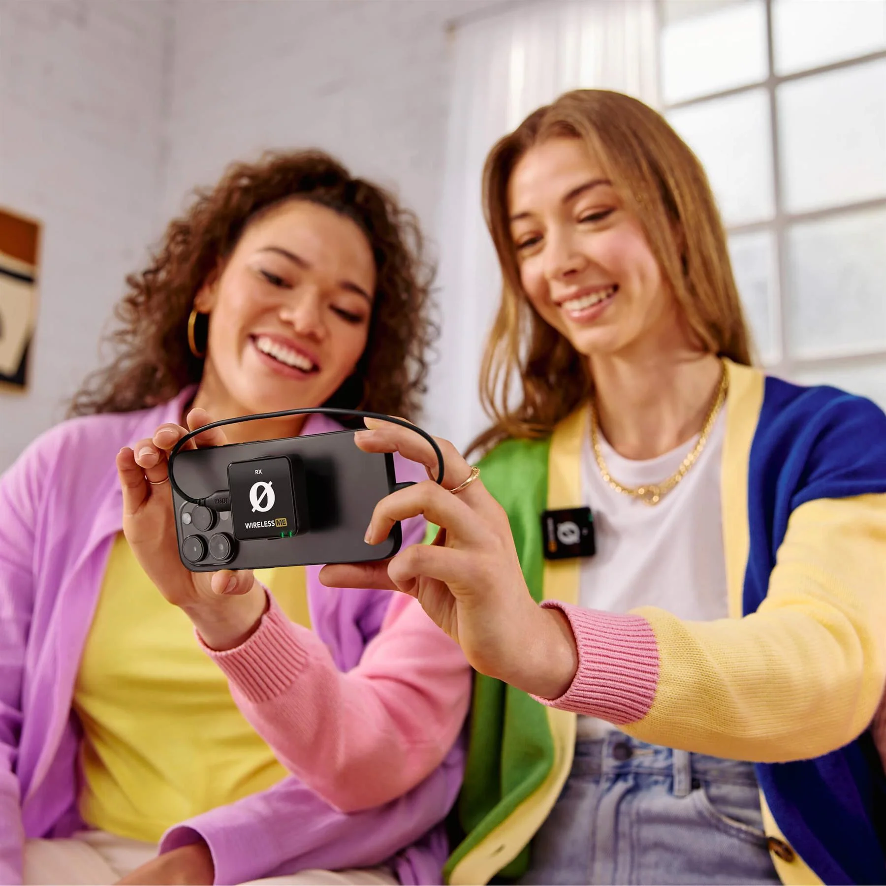 WIME RODE WIRELESS ME Dual-Channel Wireless Microphone System Vloggers Podcasters - Image 2